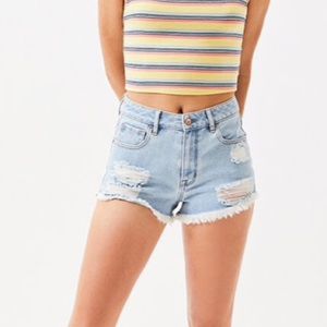 pacsun highwaist festival shorts